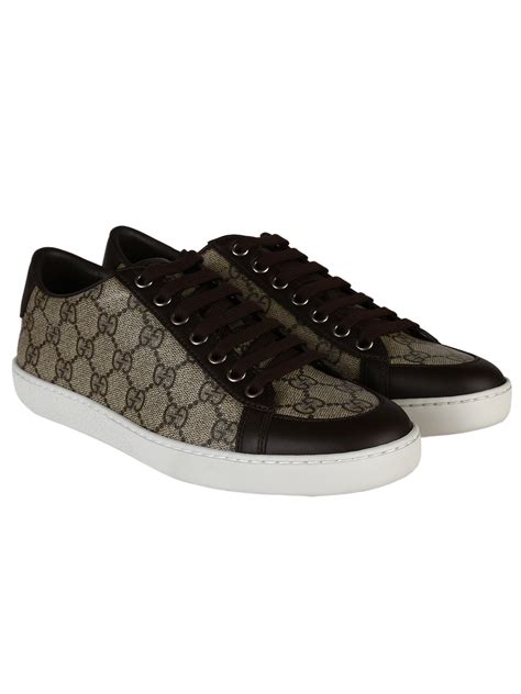 gucci monogram tennis shoes|gucci monogram shoes fred.